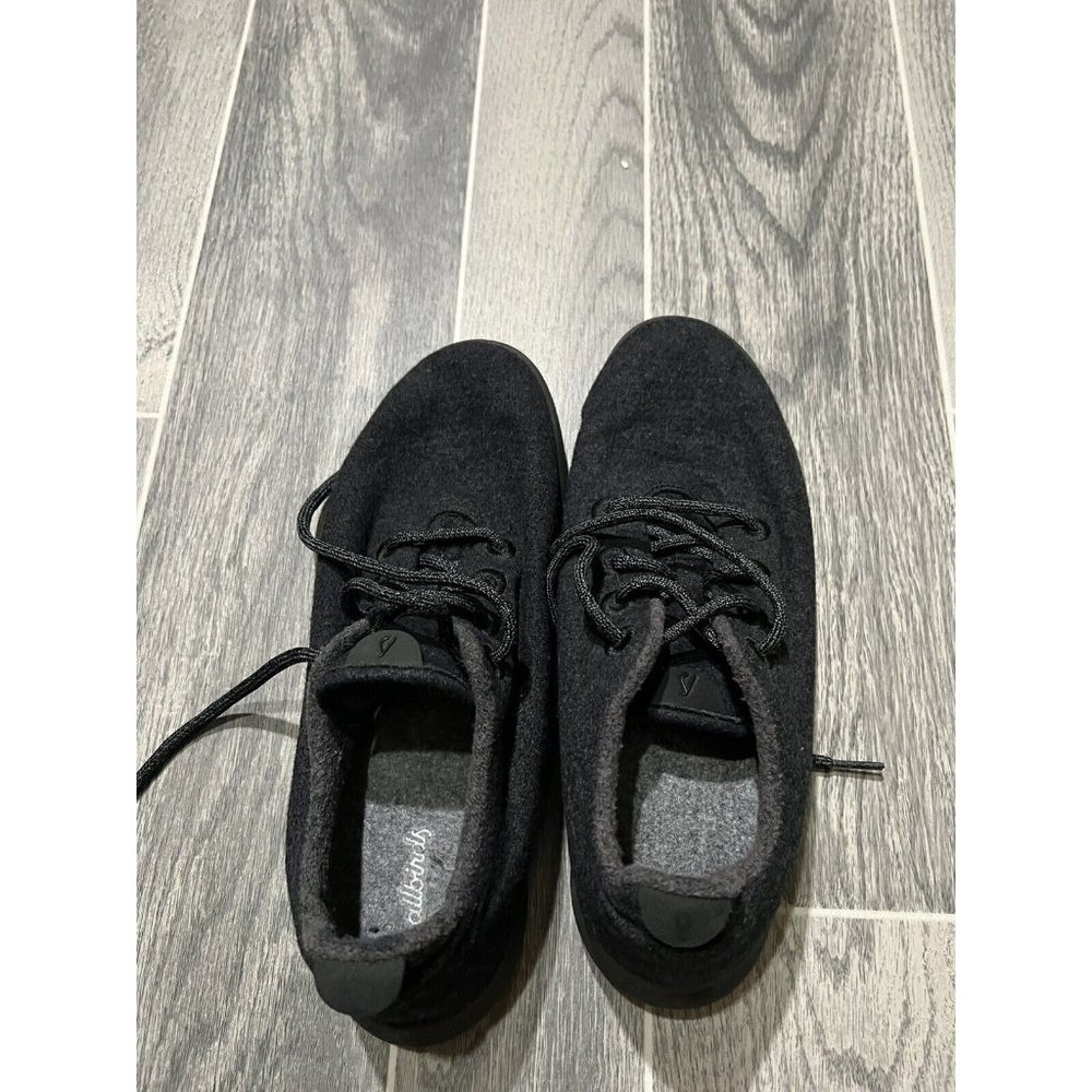 Allbirds Wool Runner Men's 11 Black Low Top Running Shoes Sneakers